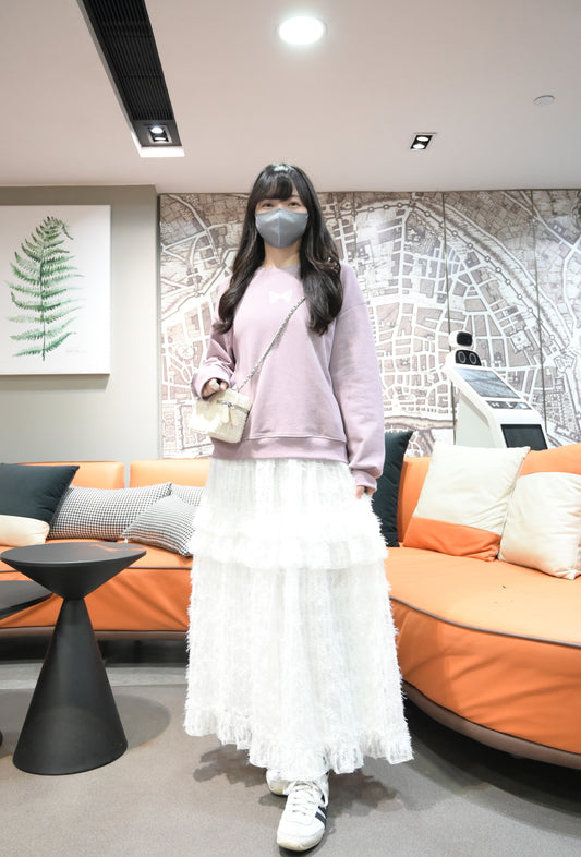 秋冬・手繪風蝴蝶結衛衣 2色入 1W51161