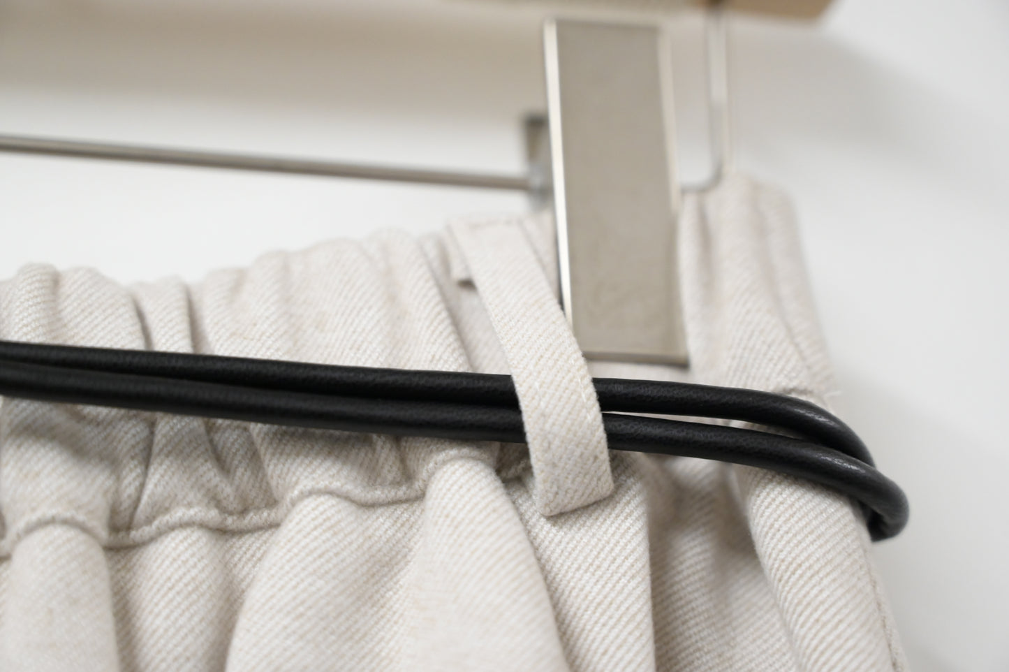 秋冬・保暖滑滑絨料半身裙連belt 2色入 1W61163