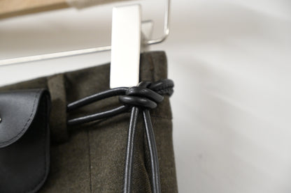 秋冬・保暖滑滑絨料半身裙連belt 2色入 1W61163