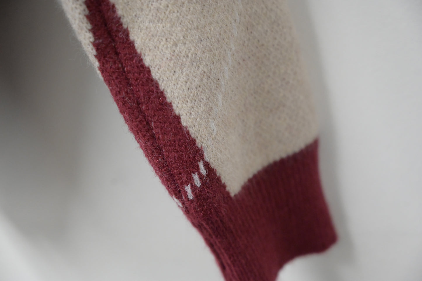 秋冬・學院風菱形格仔冷衫 2色入 1W61204