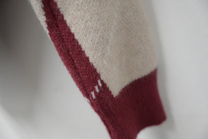 秋冬・學院風菱形格仔冷衫 2色入 1W61204