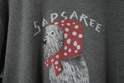 秋冬・狗仔印花薄抓毛上衣 2色入 1W51203