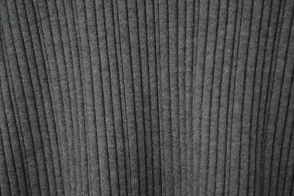 秋冬・坑紋針織透視邊上衣 3色入 1W61205