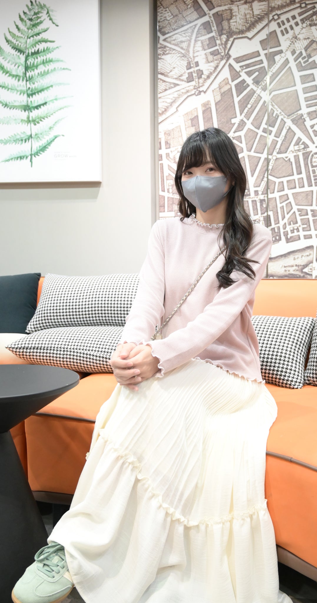 秋冬・窩夫Ruffles上衣 2色入 1W51213