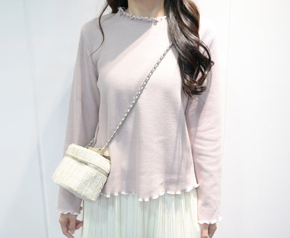 秋冬・窩夫Ruffles上衣 2色入 1W51213