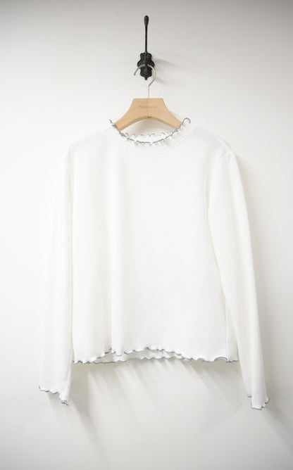 秋冬・窩夫Ruffles上衣 2色入 1W51213