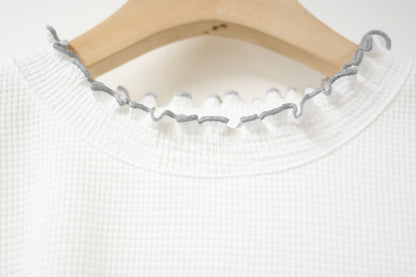 秋冬・窩夫Ruffles上衣 2色入 1W51213