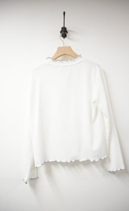 秋冬・窩夫Ruffles上衣 2色入 1W51213