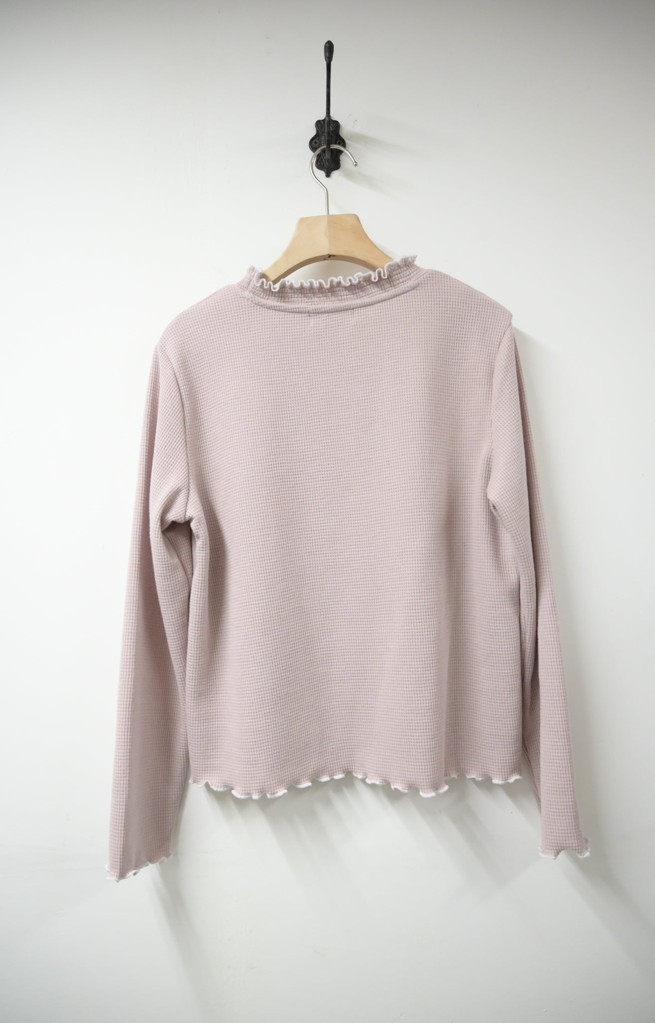 秋冬・窩夫Ruffles上衣 2色入 1W51213