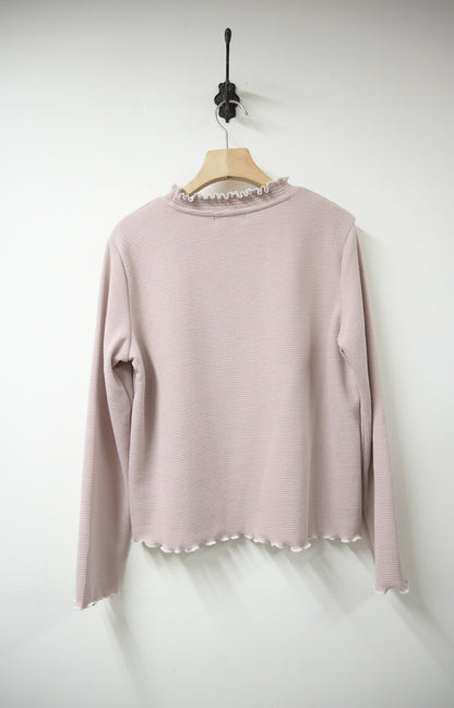 秋冬・窩夫Ruffles上衣 2色入 1W51213