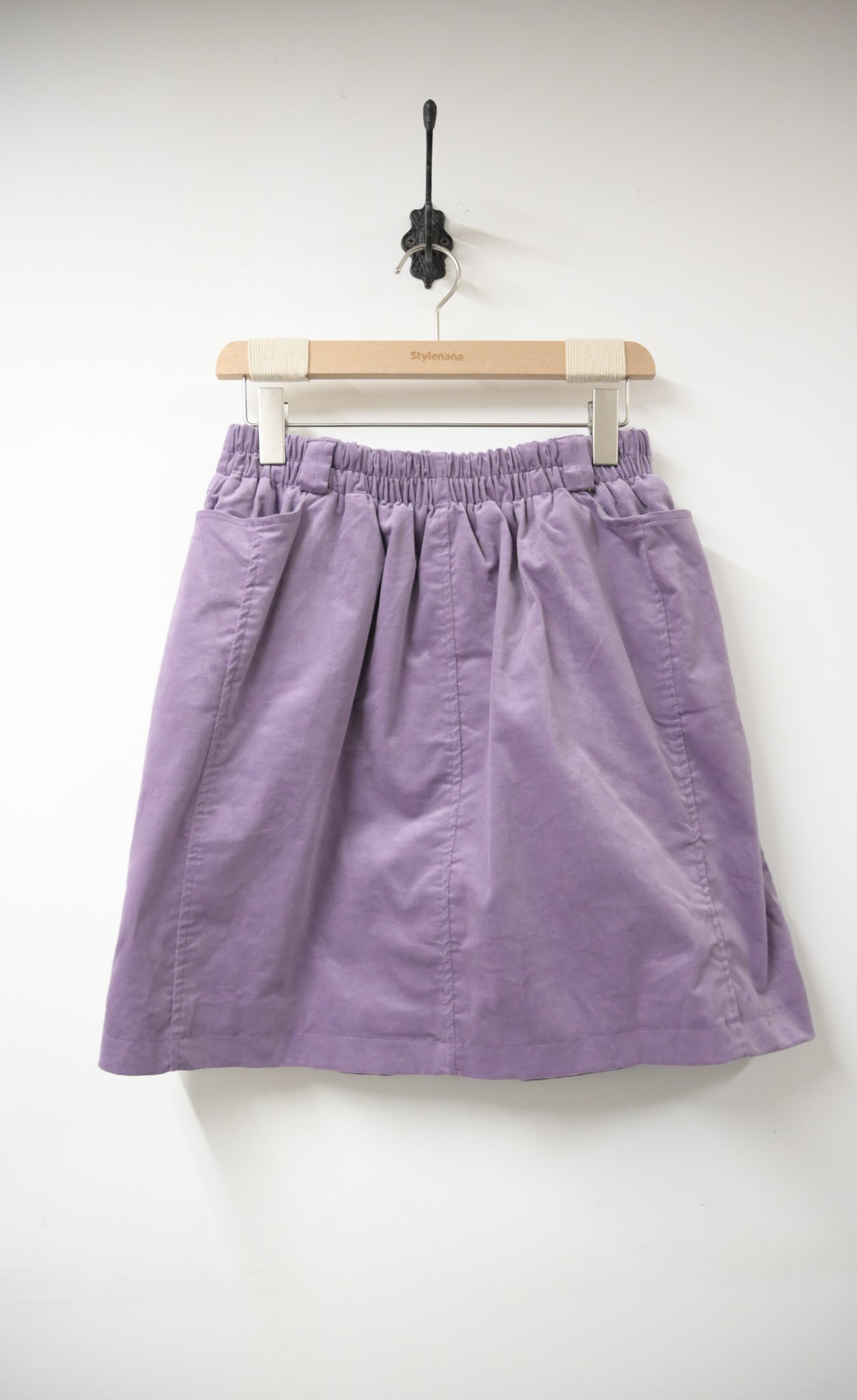 秋冬・絲絨加絨全橡筋短裙 2色入 1W61218