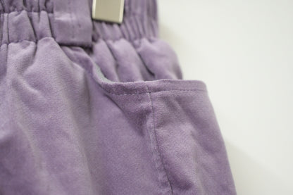 秋冬・絲絨加絨全橡筋短裙 2色入 1W61218