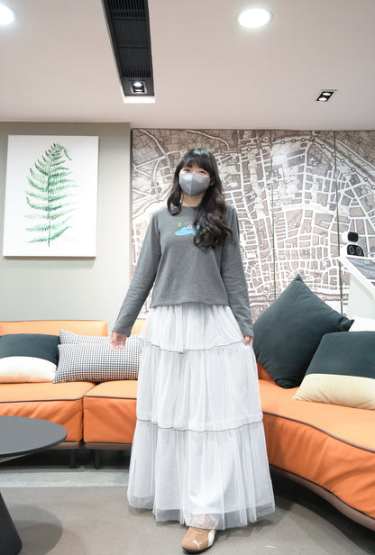 秋冬・薄絨鴨仔船上衣 2色入 1W51225