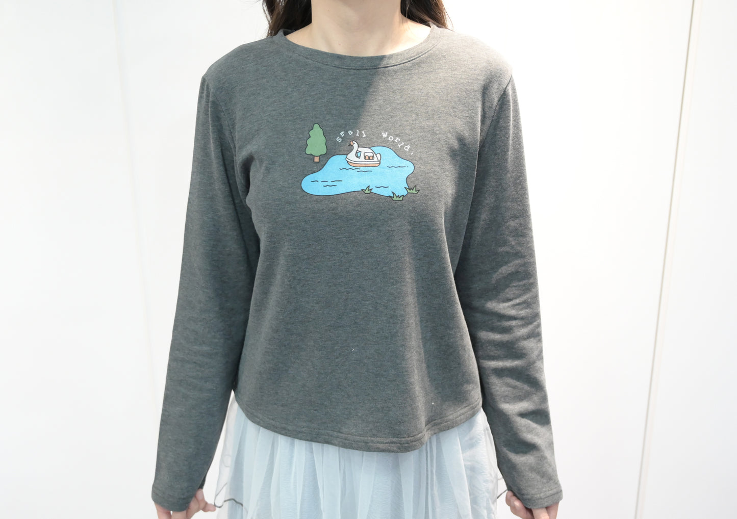 秋冬・薄絨鴨仔船上衣 2色入 1W51225