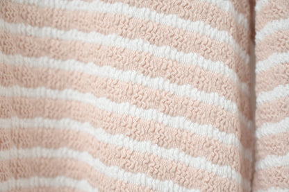 秋冬・馬卡龍橫間木耳邊上衣 2色入 1W51226