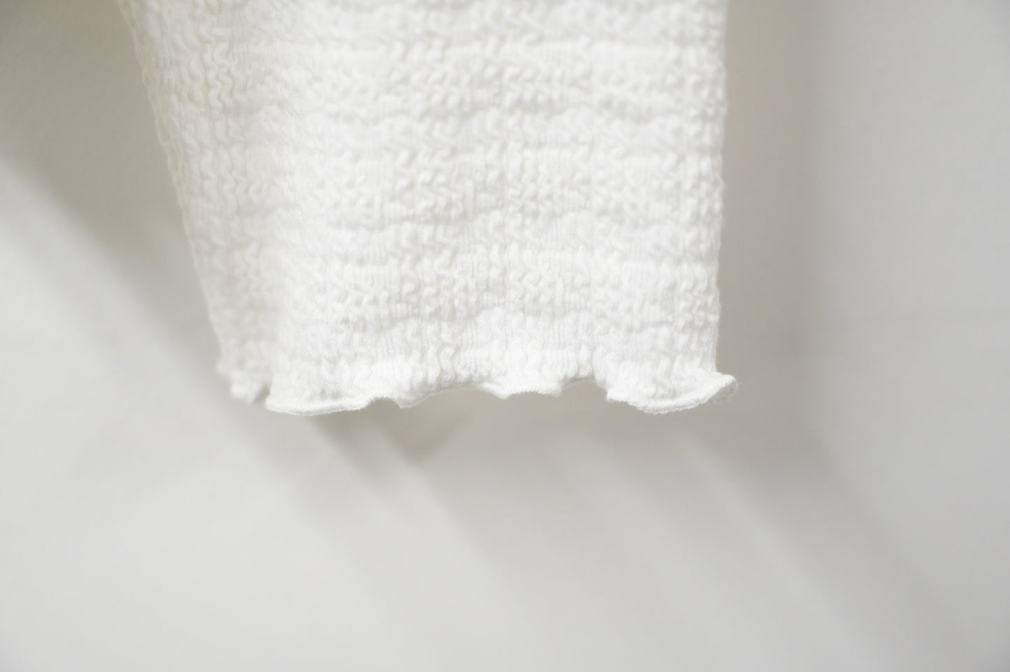 秋冬・馬卡龍橫間木耳邊上衣 2色入 1W51226