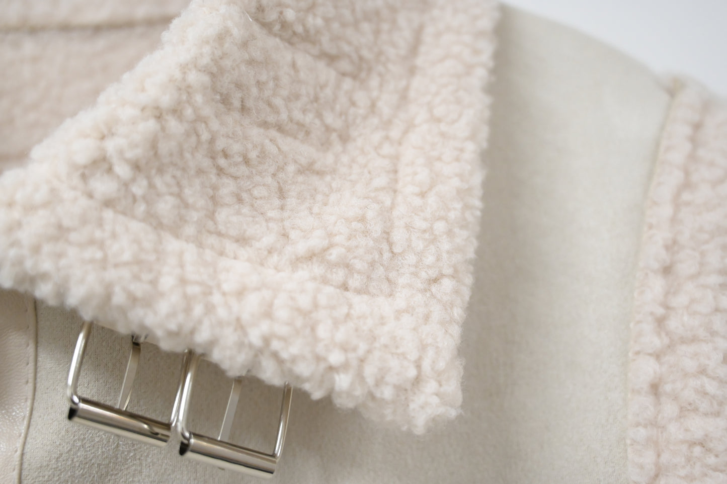 秋冬・麂皮羊羔毛無袖外套 2色入 1W61229