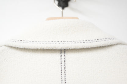 秋冬·明線啪鈕密針織反領外套 2色入
1W61119