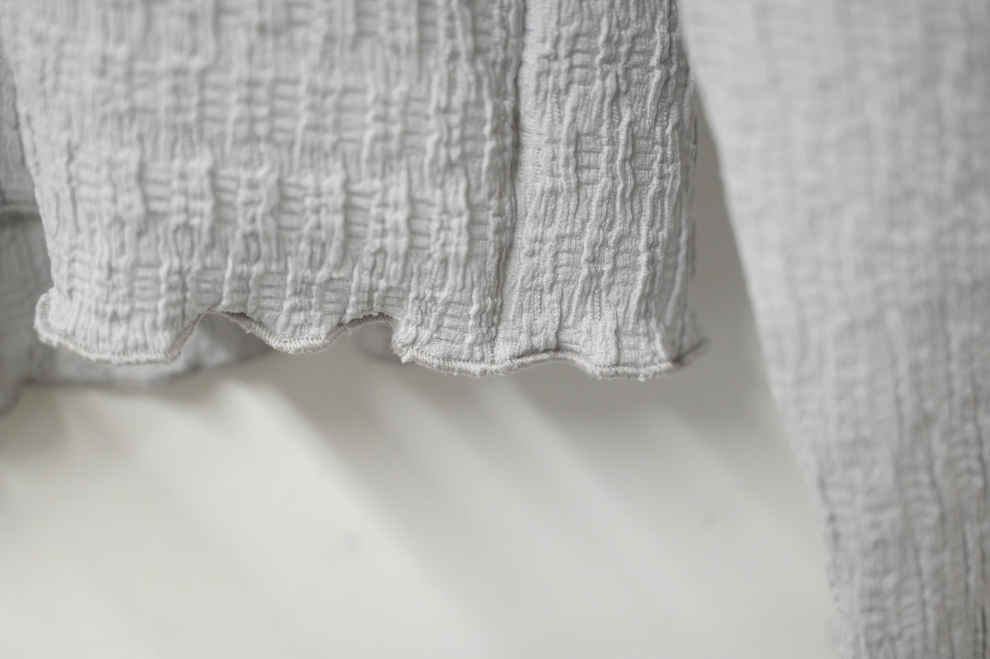 秋冬・免熨皺皺薄長袖 3色入 1W51234