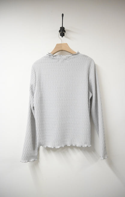 秋冬・免熨皺皺薄長袖 3色入 1W51234