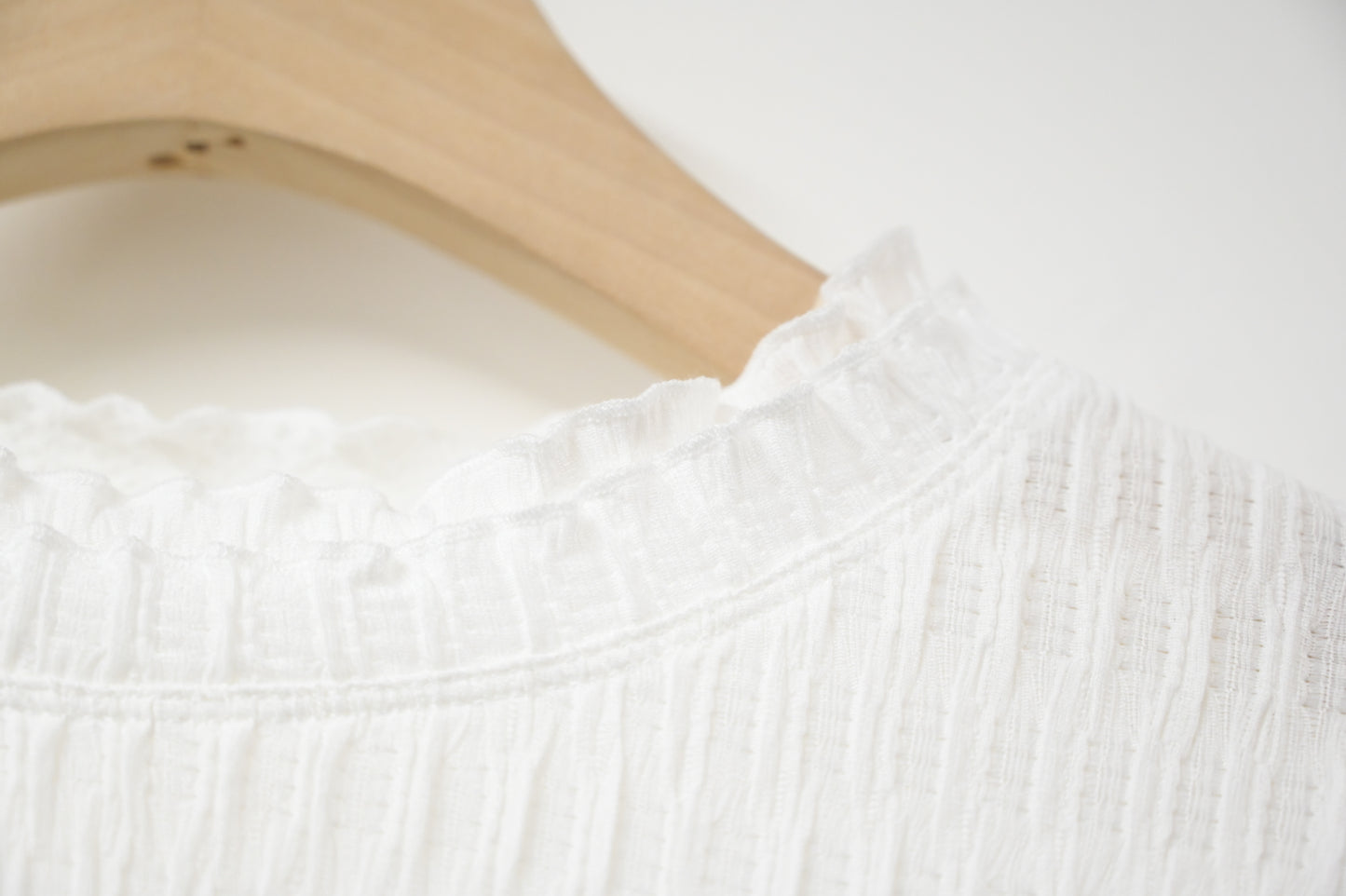 秋冬・免熨皺皺薄長袖 3色入 1W51234