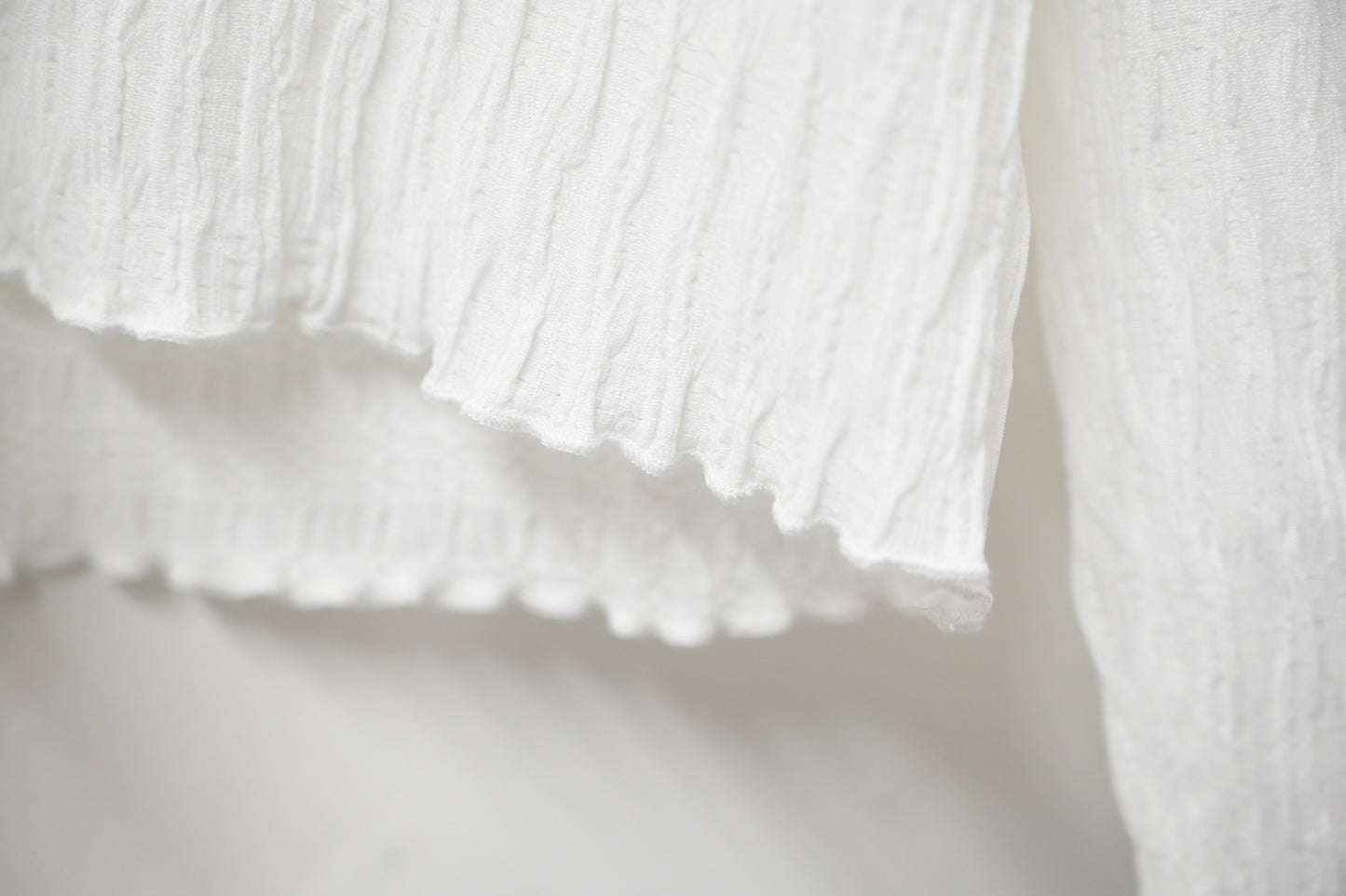 秋冬・免熨皺皺薄長袖 3色入 1W51234