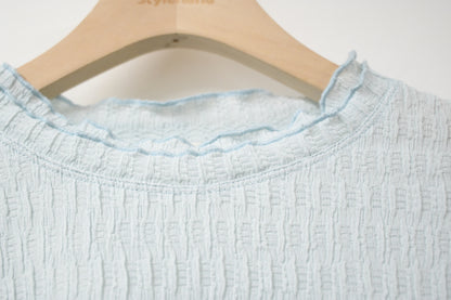 秋冬・免熨皺皺薄長袖 3色入 1W51234