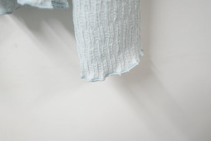 秋冬・免熨皺皺薄長袖 3色入 1W51234