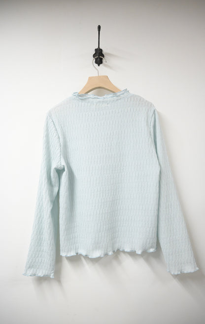 秋冬・免熨皺皺薄長袖 3色入 1W51234