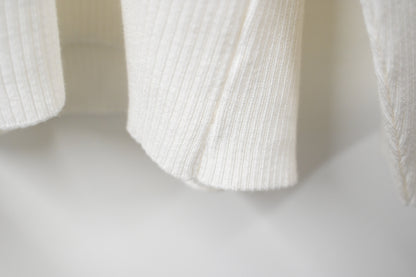 秋冬・透視波點針織上衣 2色入 1W61233