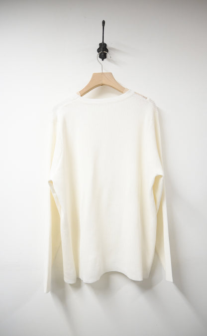 秋冬・透視波點針織上衣 2色入 1W61233