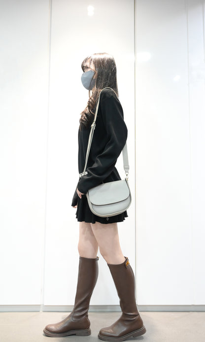 秋冬・透視波點針織上衣 2色入 1W61233