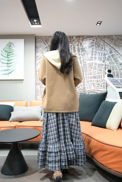 秋冬・免熨皺皺薄長袖 3色入 1W51234