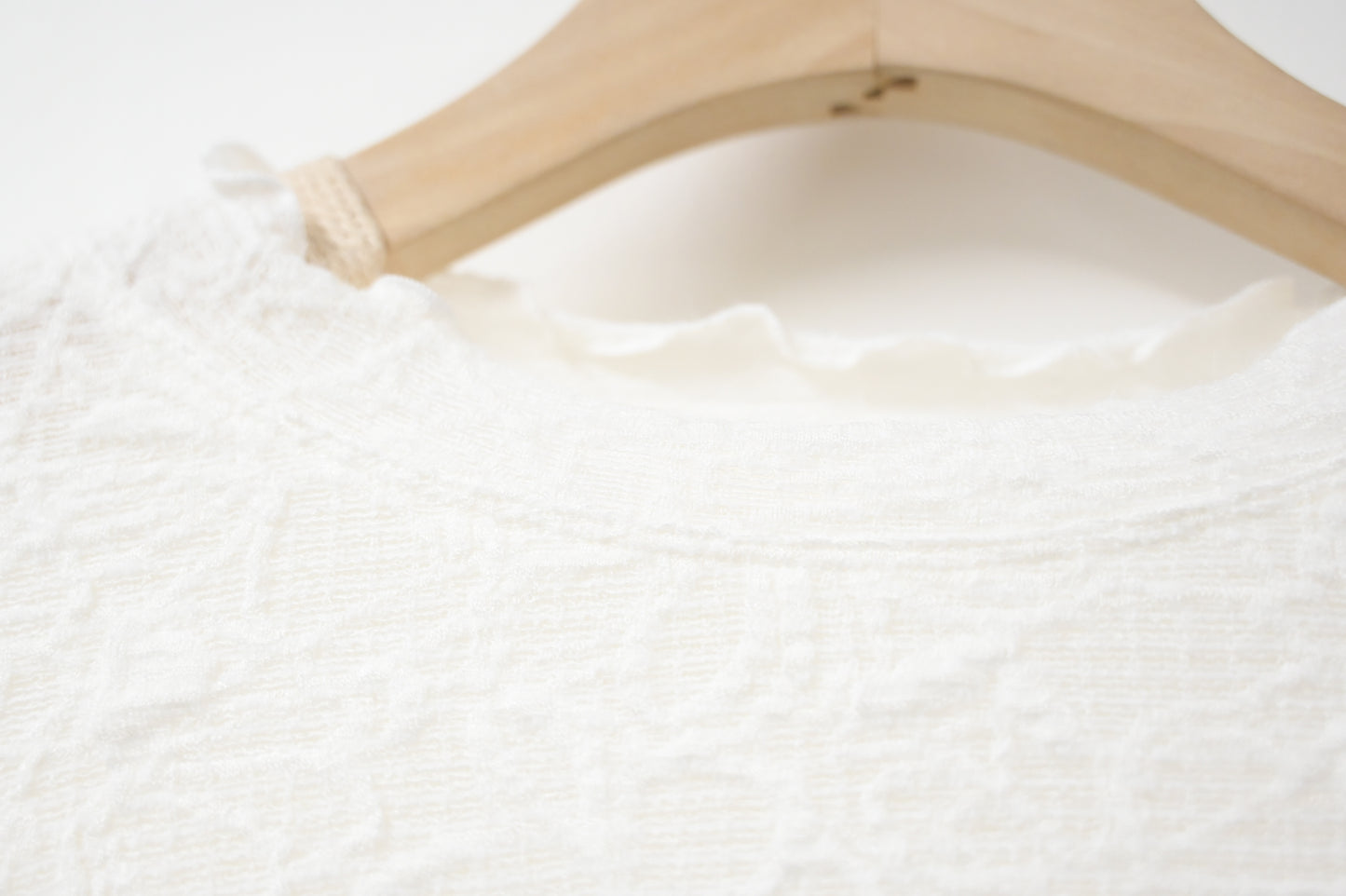 秋冬・暗紋花花超彈布料上衣 2色入 1W11235