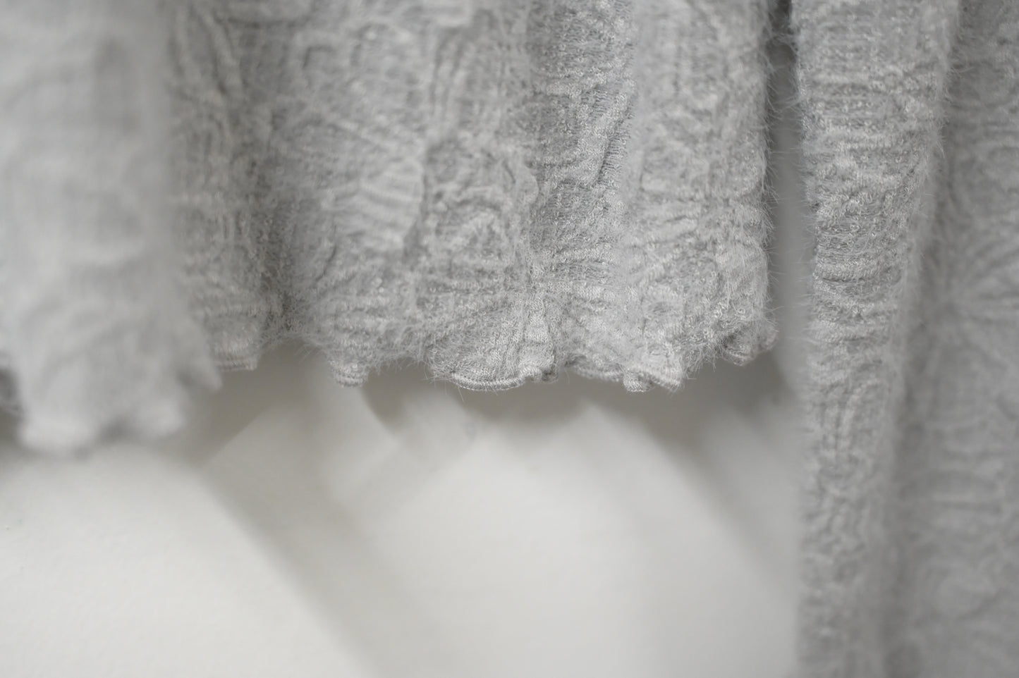 秋冬・暗紋花花超彈布料上衣 2色入 1W11235