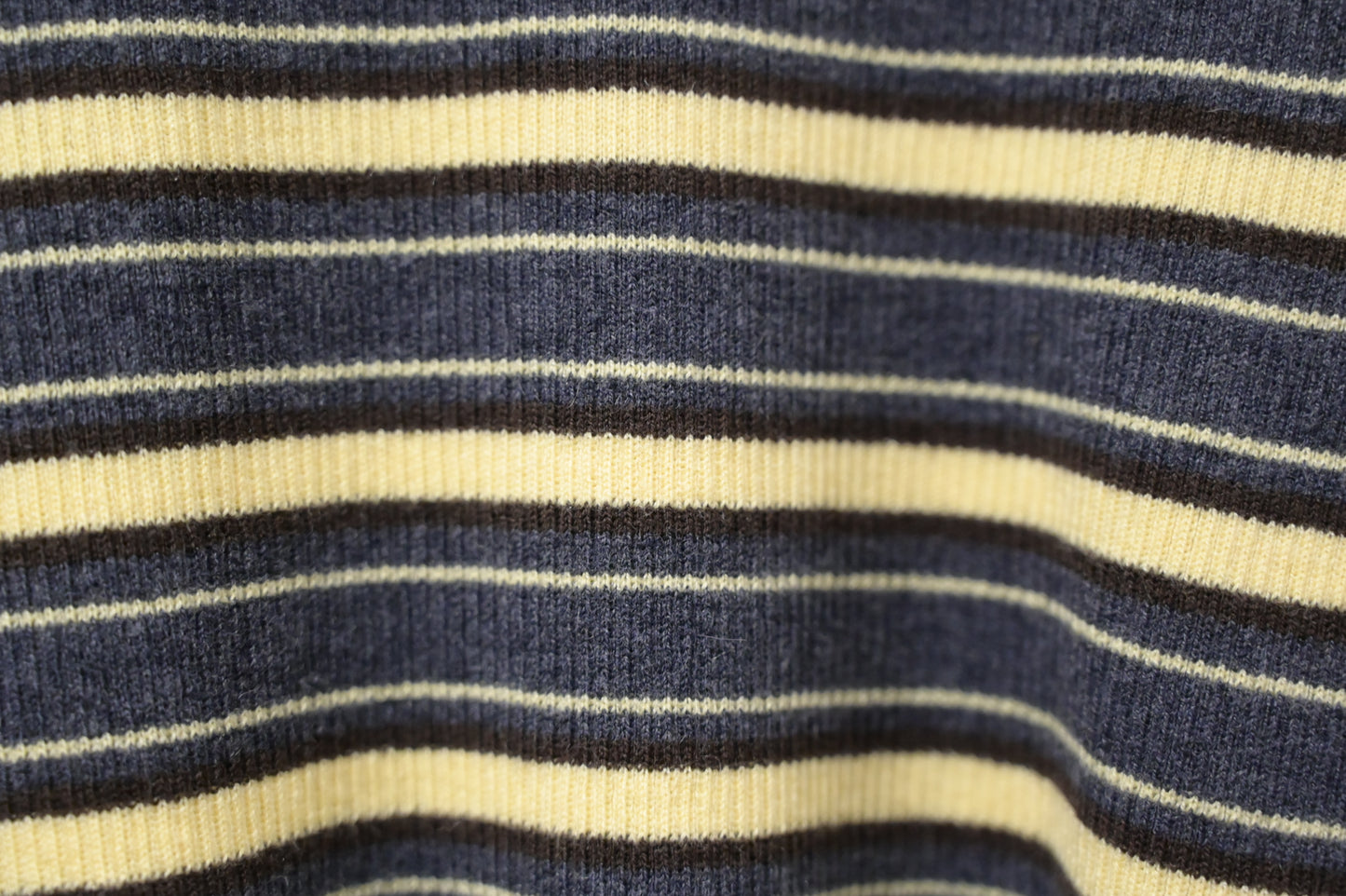 秋冬・超彈條紋撞色線針線上衣  2色入 1W61236