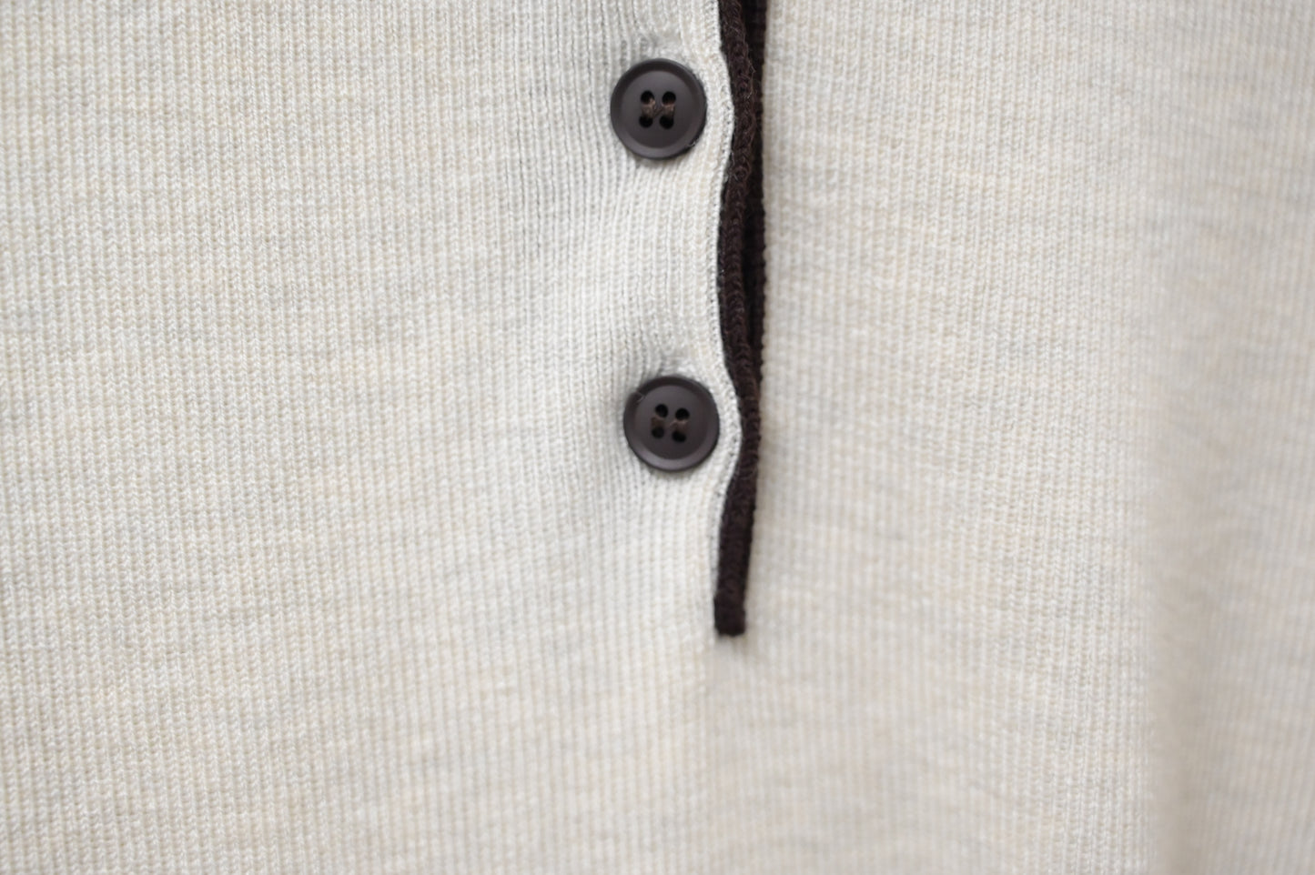 秋冬・撞色超親膚彈性針織衫 2色入  1W61237