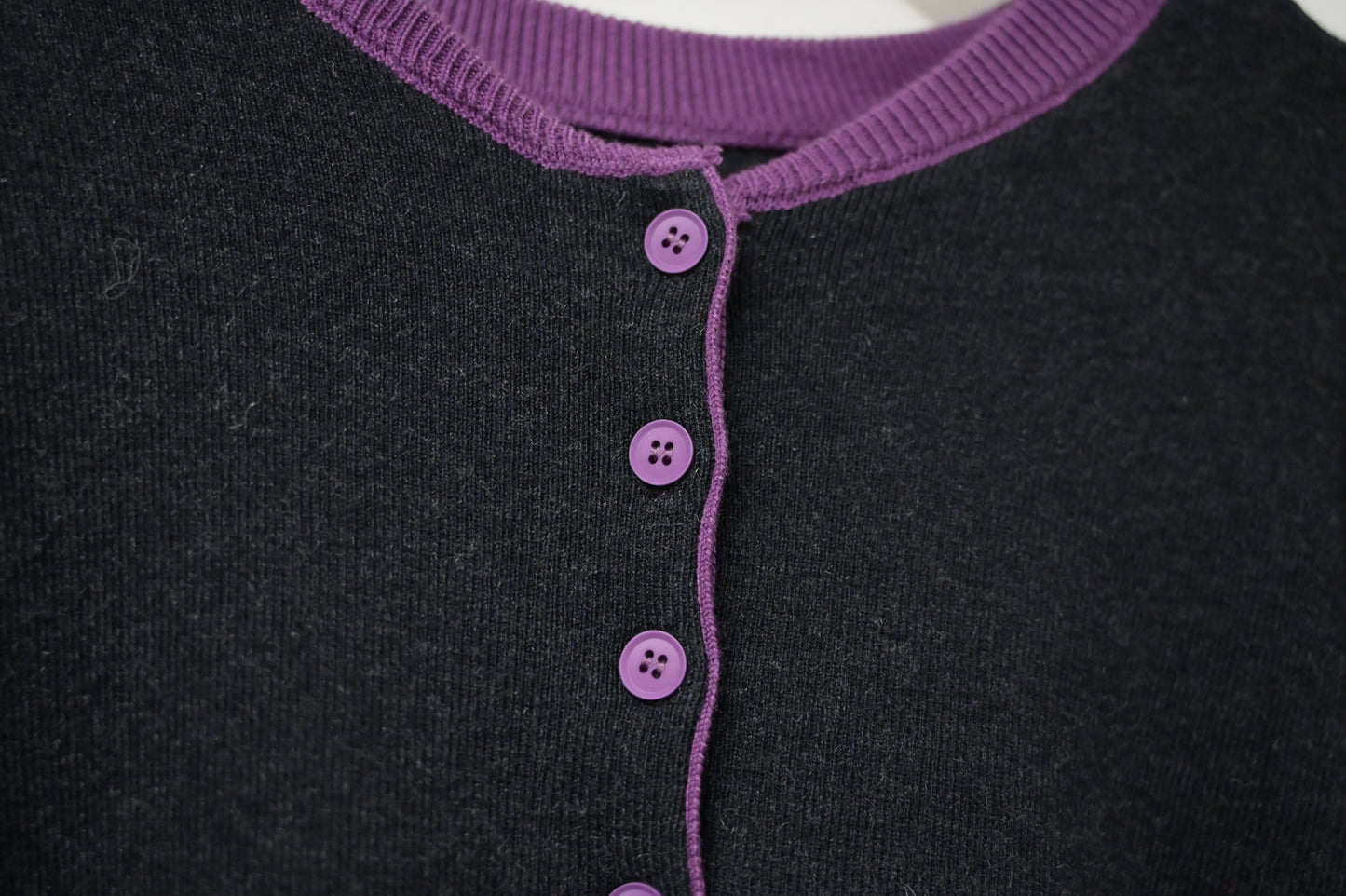 秋冬・撞色超親膚彈性針織衫 2色入  1W61237