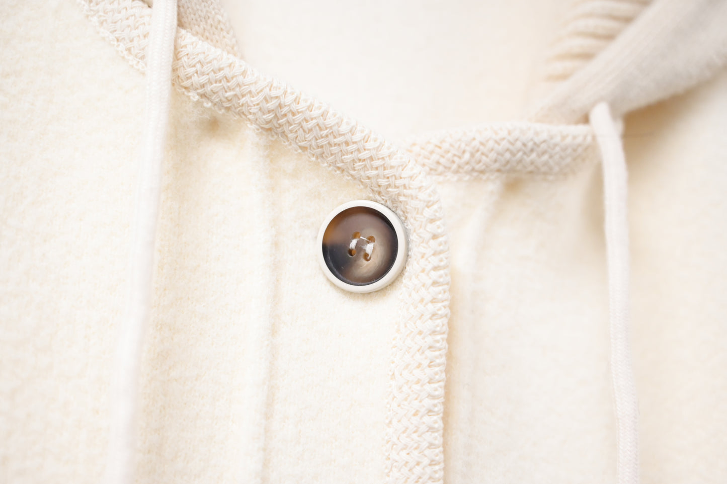 秋冬・可拆帽超幼針織減齡外套 2色入 1W61241