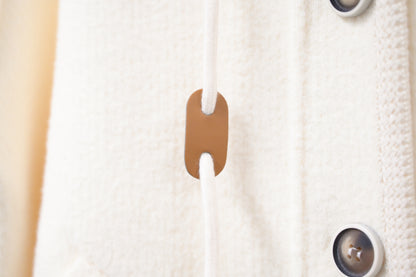 秋冬・可拆帽超幼針織減齡外套 2色入 1W61241