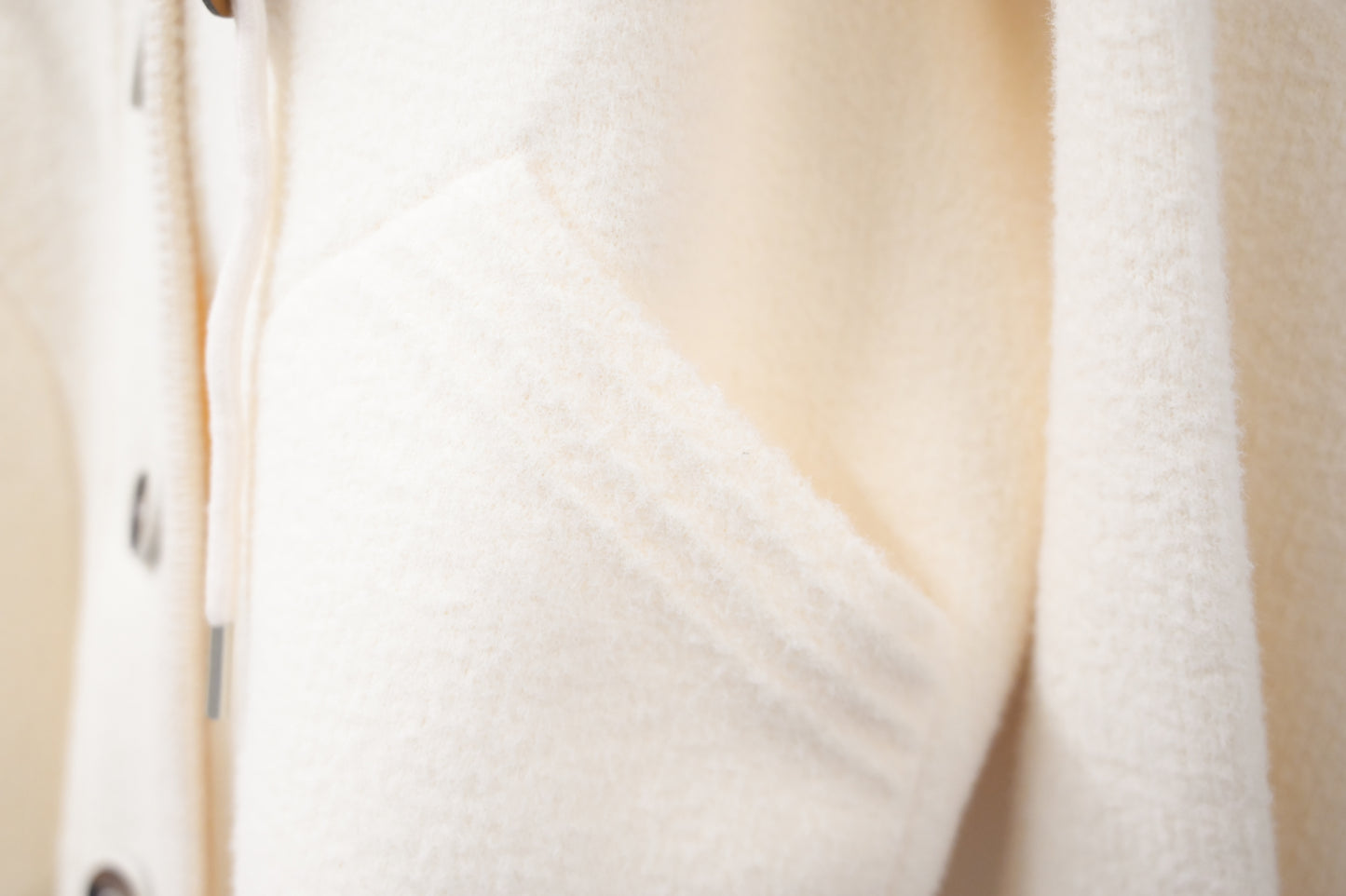 秋冬・可拆帽超幼針織減齡外套 2色入 1W61241