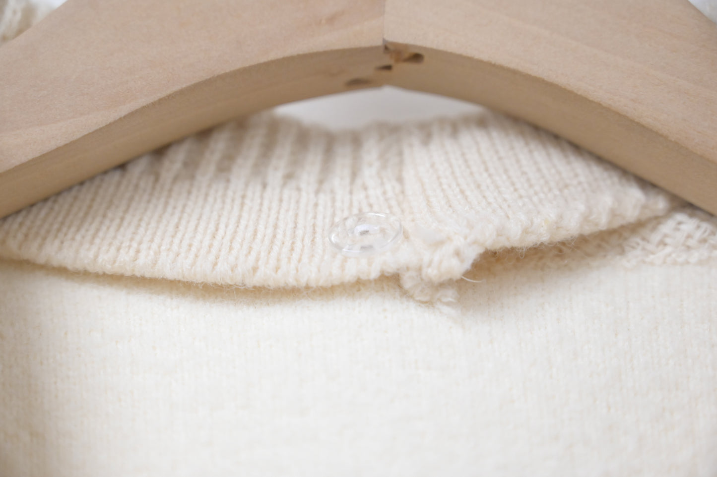 秋冬・可拆帽超幼針織減齡外套 2色入 1W61241