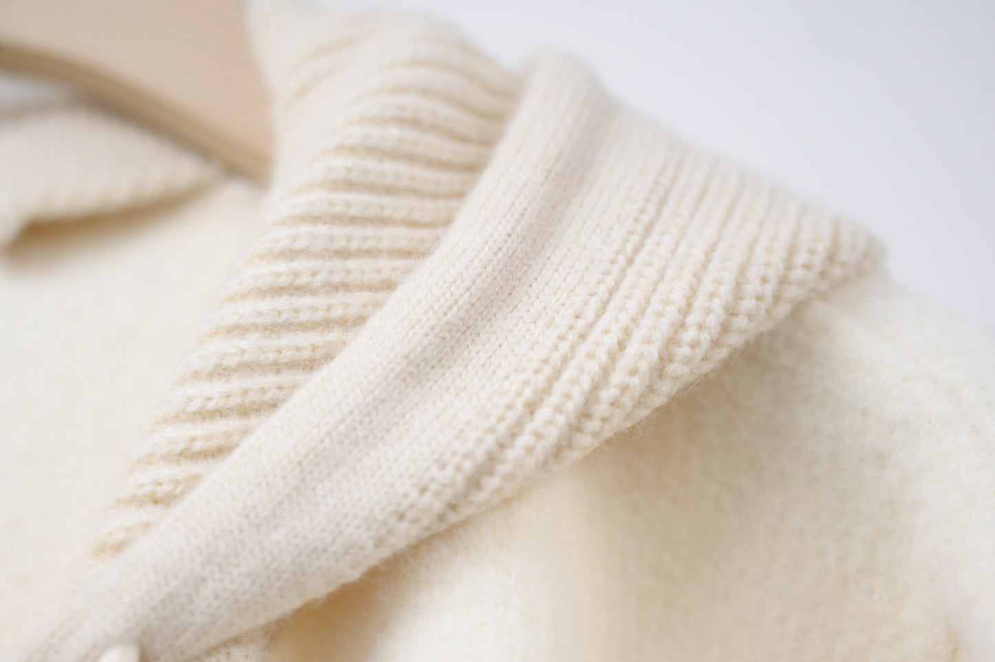 秋冬・可拆帽超幼針織減齡外套 2色入 1W61241