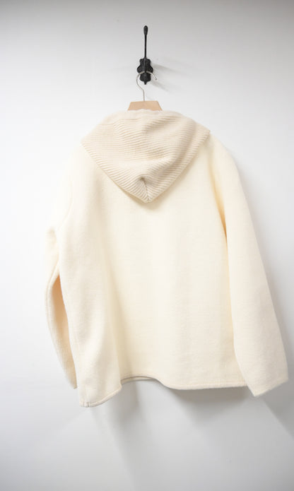 秋冬・可拆帽超幼針織減齡外套 2色入 1W61241