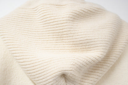 秋冬・可拆帽超幼針織減齡外套 2色入 1W61241