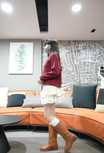 秋冬・層次感蛋糕短裙褲 2色入 1W60106