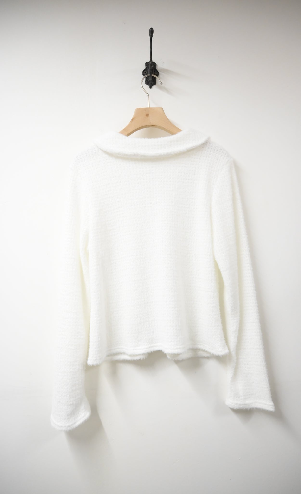 秋冬・反領雙拉鍊毛毛外套仔 2色入 1W10101