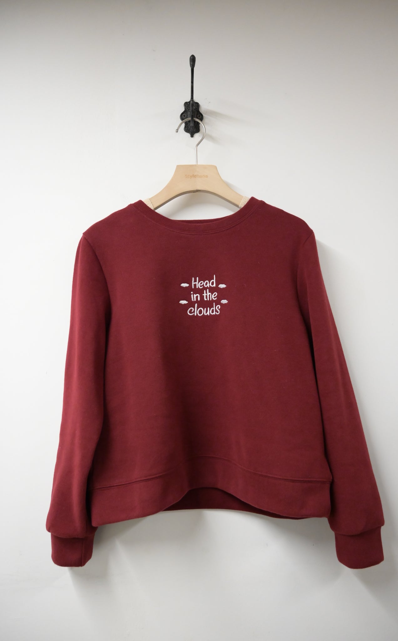 秋冬・刺繡文字衛衣 2色入 1W50102