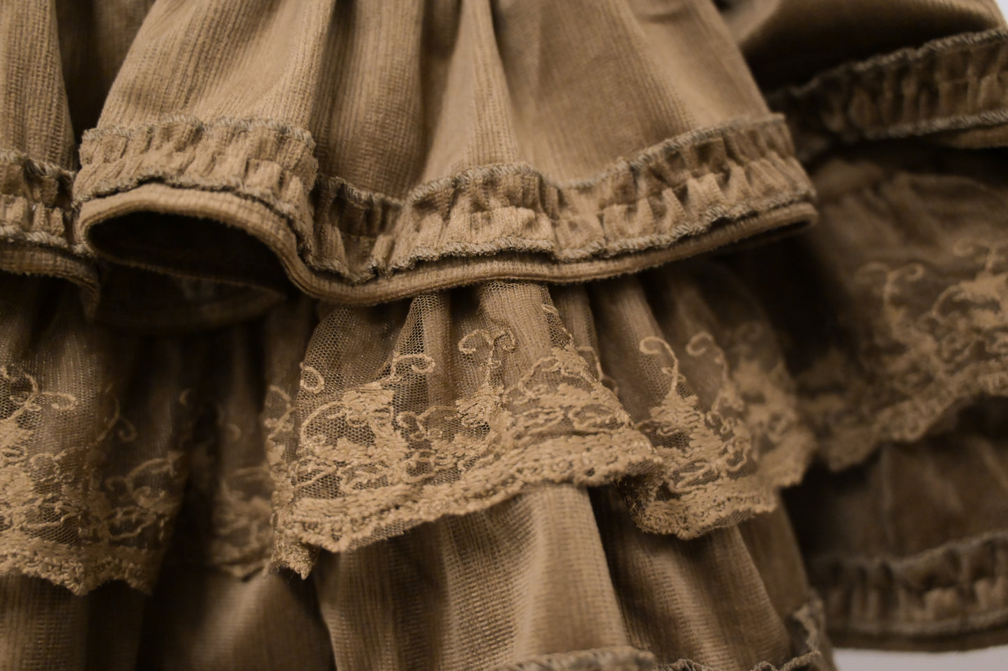 秋冬・層次感蛋糕短裙褲 2色入 1W60106