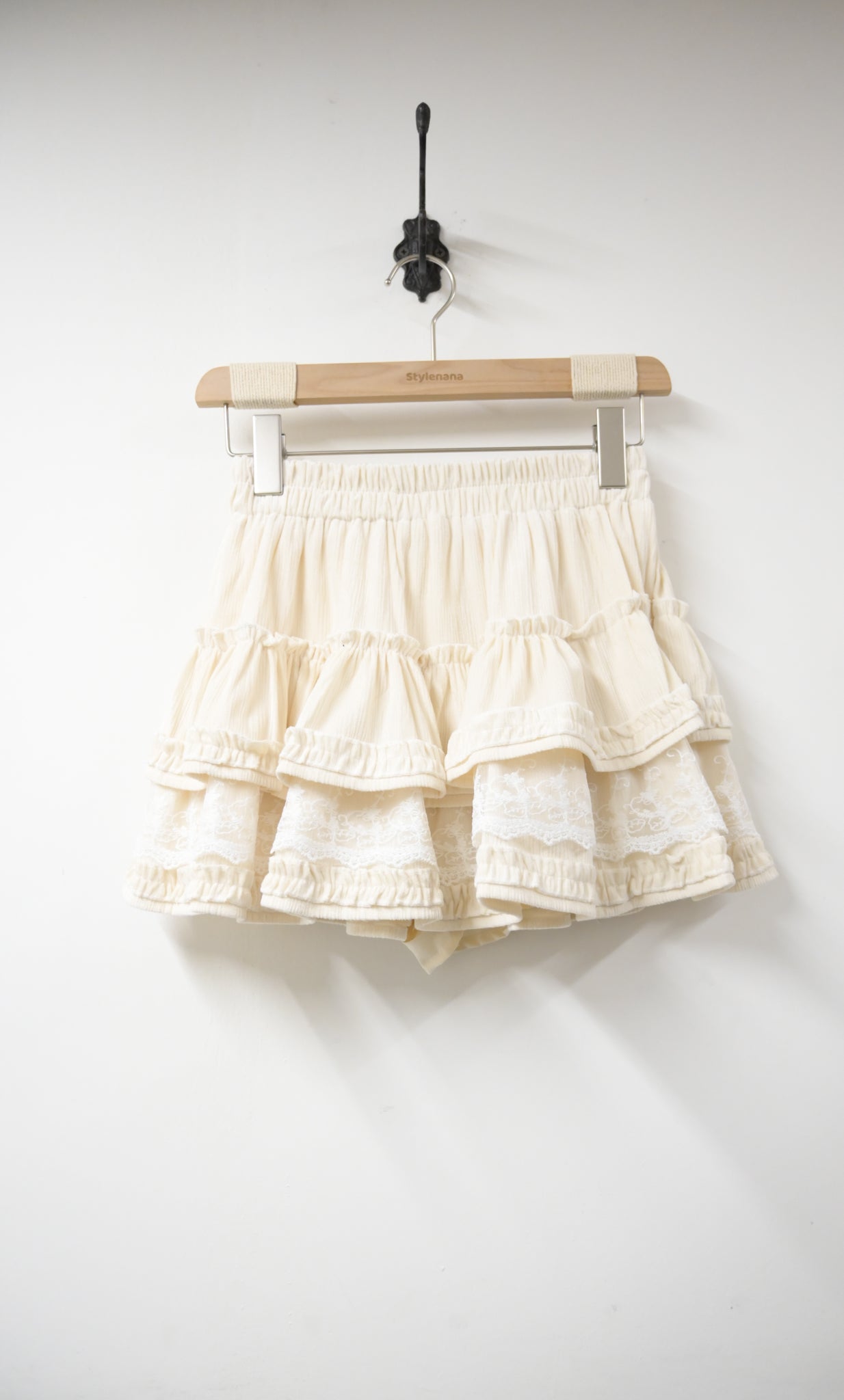 秋冬・層次感蛋糕短裙褲 2色入 1W60106